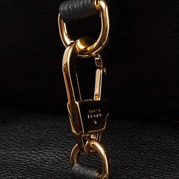 Gucci Black Pebbled Leather Small Logo Tote Bag - Picture 7 of 12